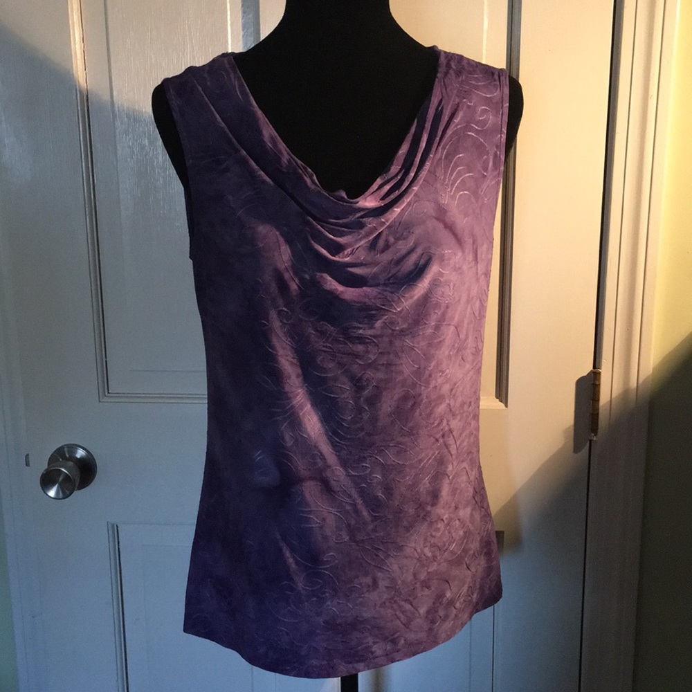 Cocomo Cowl Neck Sleeveless Blouse